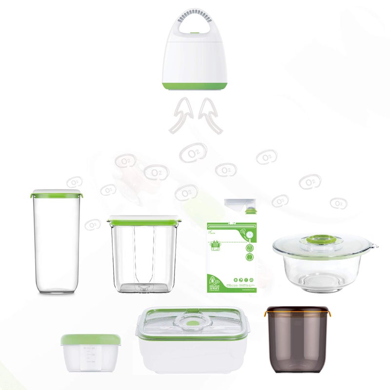 FOSA Vacuum Seal Food Storage System Vacuum Pump, Vacuum Food Storage Containers Pump - Image 5